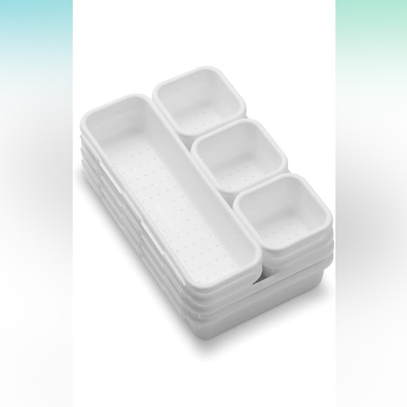 Madesmart - Interlocking / Interchangeable Drawer Organizers - 8pcs - White - Picture 5 of 10